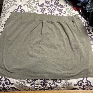 Womens Woman Within Skirt with Built in Shorts